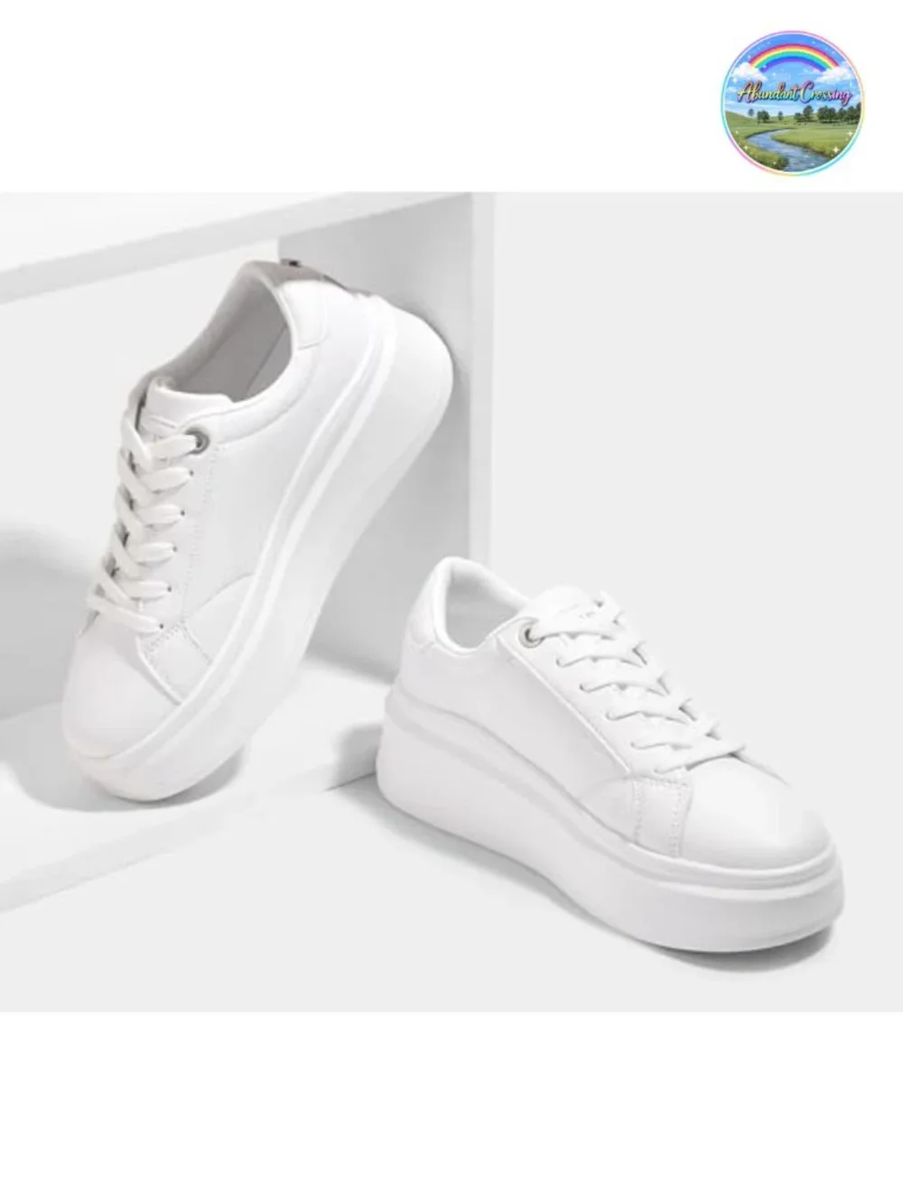 Women's Platform Fashion Sneakers Thick Sole TPR Non-Slip 2.6
